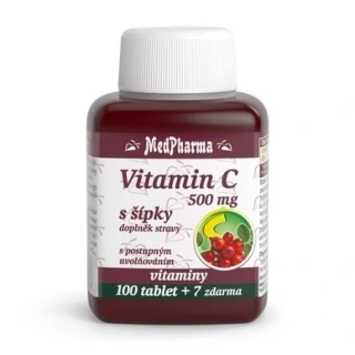 MedPh Vitamín C 500 mg s šípky 107 tbl.