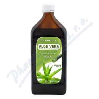Aloe vera Biomedica přírodní šťáva 99,5% 500 ml