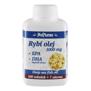 MedPh Rybí olej 1000mg+EPA+DHA 107 tbl