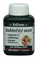Jablečný ocet+vitamín C+vláknina+chrom 67 tbl